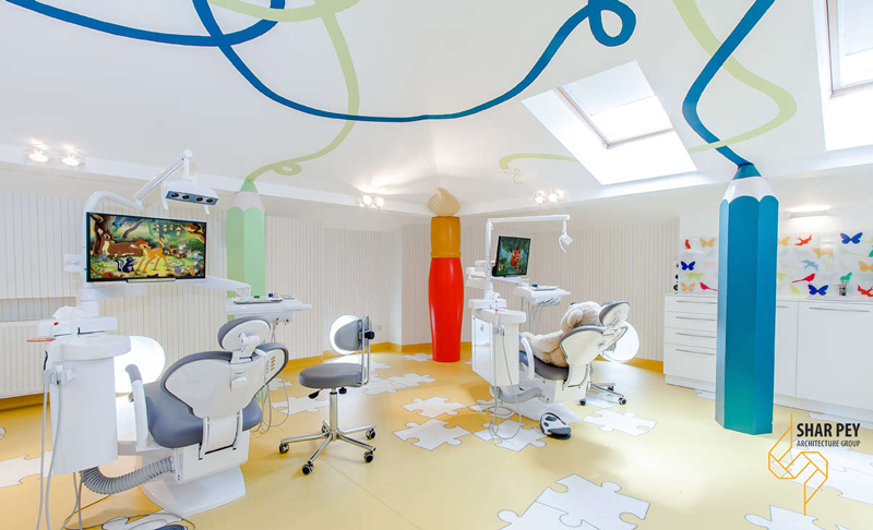 طراحی مطب دندانپزشکی اطفال